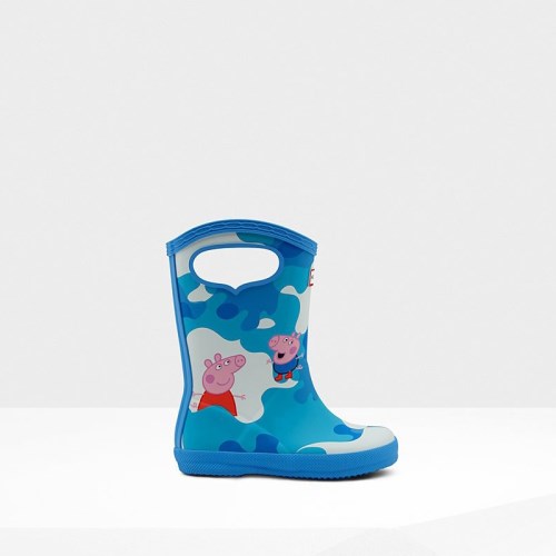 Hunter Original Peppa Pig Grab Handle Rain Boots For Kids - NZ O0528